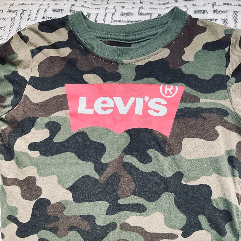Levis  camo shirts toddlers